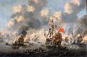 The burning of the English fleet off Chatham, 20 June 1667.